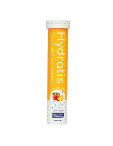 HYDRATIS Pêche Tube 20 Pastilles