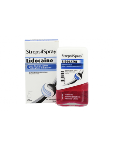 STREPSIL SPRAY Lidocaïne 140...