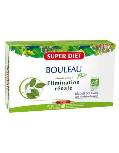 Super Diet BOULEAU Bte 20 Amp 15ml